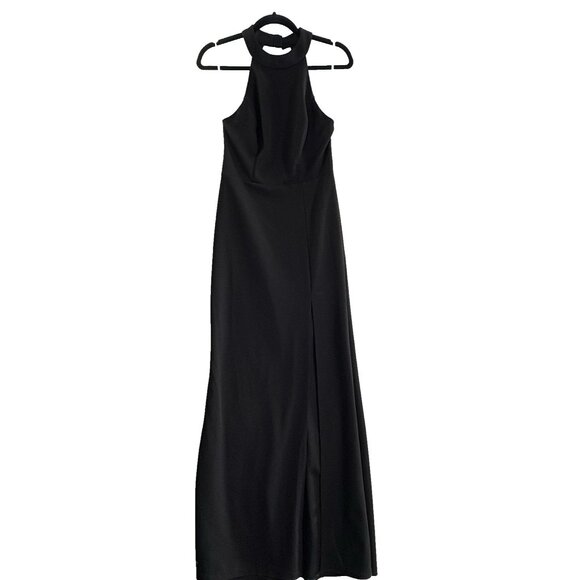 NWT LUXEDO Women Jupiter Maxi Dress Size M Black Stylish Party Elegant 52-21 - Picture 1 of 12